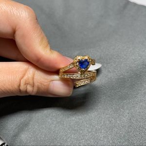 Heart❤️Gold Plated Wrap Ring